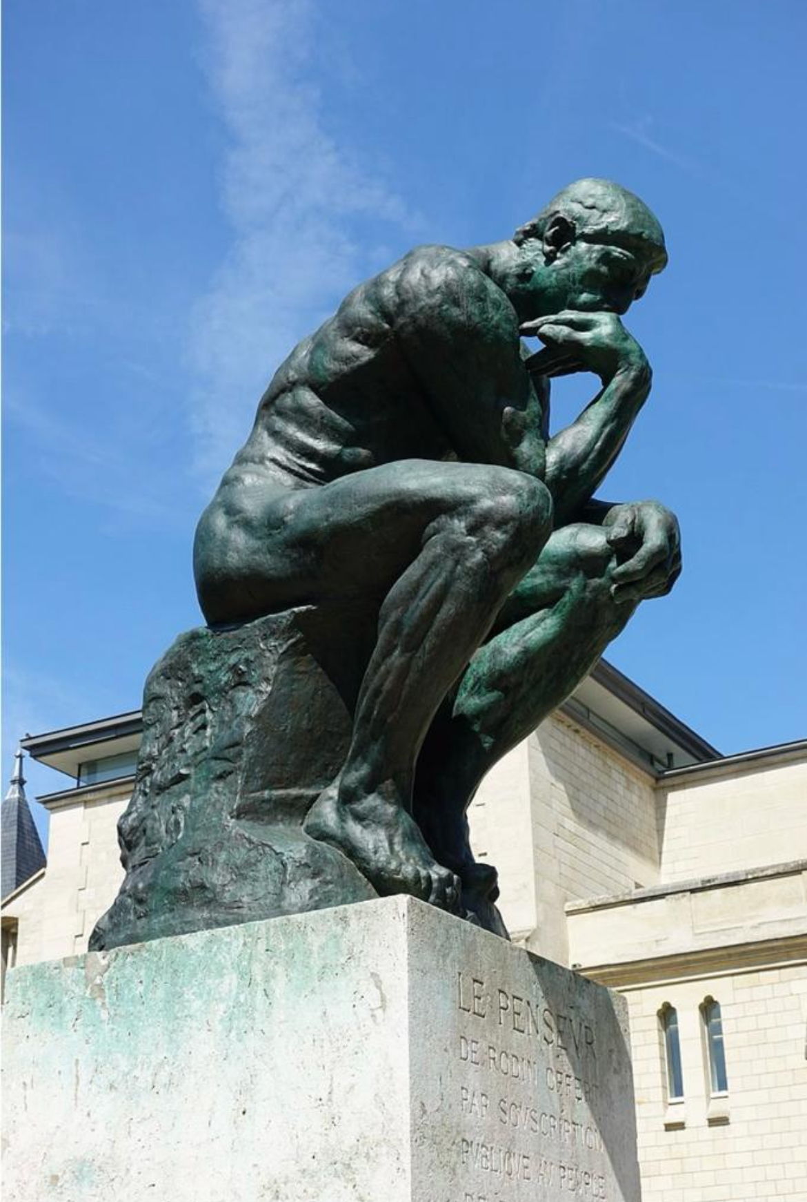 The Thinker by Auguste Rodin